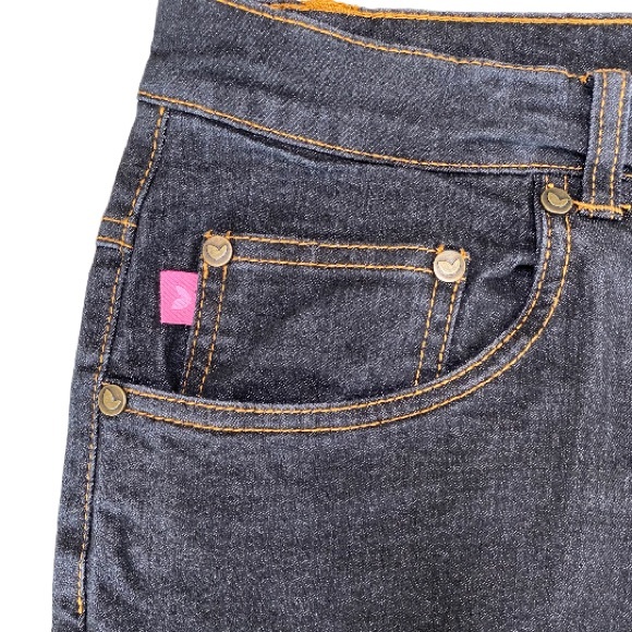 Natural Fit Womens Jeans Woman Within Plus Size 24W Petite Dark Wash Black Blue - Picture 7 of 14